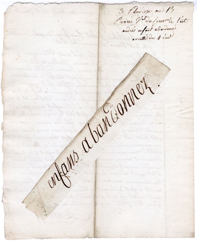 3Q56_15 : Acte d'abandon d'André, 1805.
