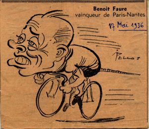 Caricature de Benoit Faure, 1936 (28 S 16).