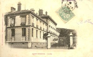 Lycée Etienne Mimard, 1902 (2 Fi ICONO 4233). 