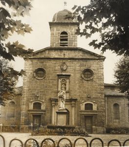 Hospice de la Charité. L'Eglise, juillet 1971 (7 M 9 ICONO 3). 