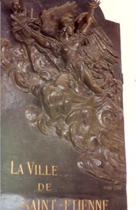 "La Marseillaise", bas-relief en bronze (1991).